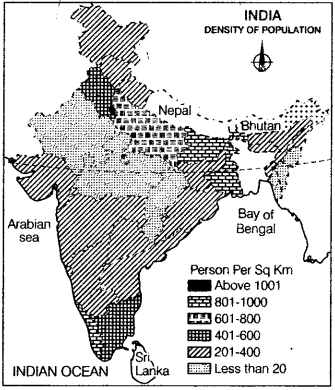 Geography Class 12 Important Questions Chapter 11 Population Distribution, Density, Growth and Composition 3