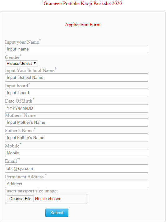 Grameen-Pratibha-Khoji-Pariksha-Application-Form