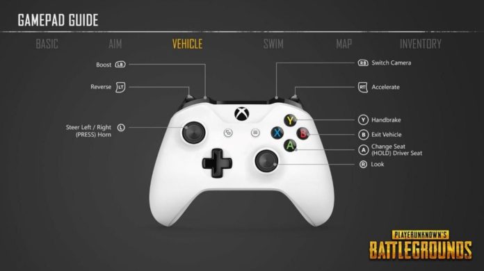 How to Control Vehicle in PUBG on Xbox One