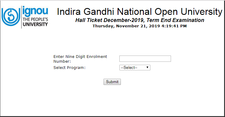 IGNOU-Admit-Card