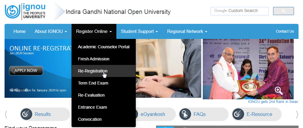IGNOU-Register-Online