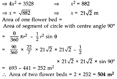 Important Questions for Class 10 Maths Chapter 12 Areas Related to Circles 76