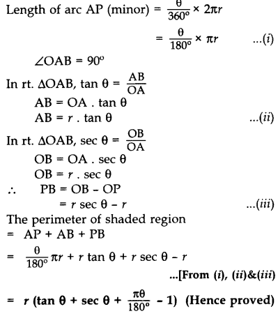 Important Questions for Class 10 Maths Chapter 12 Areas Related to Circles 81