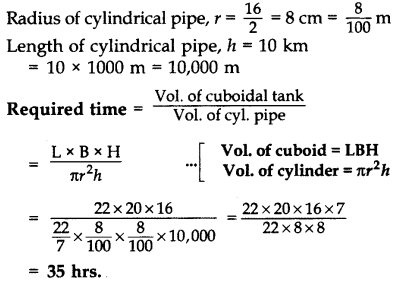 Important Questions for Class 10 Maths Chapter 13 Surface Areas and Volumes 76