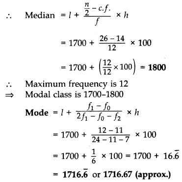 Important Questions for Class 10 Maths Chapter 14 Statistics 102