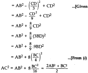Important Questions for Class 10 Maths Chapter 6 Triangles 52