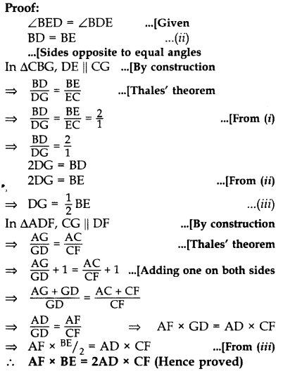 Important Questions for Class 10 Maths Chapter 6 Triangles 65