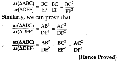 Important Questions for Class 10 Maths Chapter 6 Triangles 72