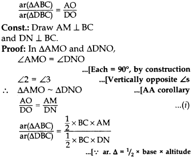 Important Questions for Class 10 Maths Chapter 6 Triangles 84