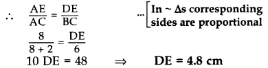 Important Questions for Class 10 Maths Chapter 6 Triangles 9