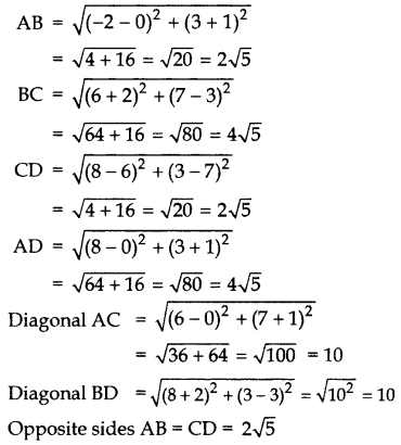 Important Questions for Class 10 Maths Chapter 7 Coordinate Geometry 20