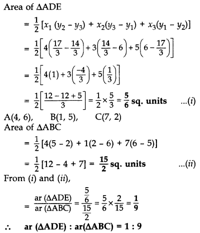 Important Questions for Class 10 Maths Chapter 7 Coordinate Geometry 45