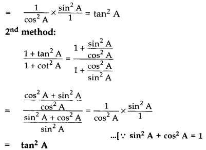 Important Questions for Class 10 Maths Chapter 8 Introduction to Trigonometry 11