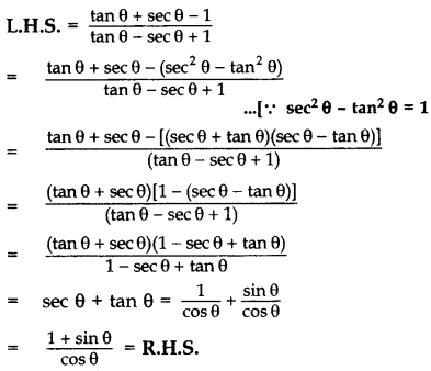 Important Questions for Class 10 Maths Chapter 8 Introduction to Trigonometry 29
