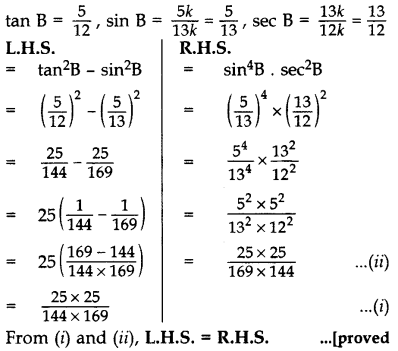 Important Questions for Class 10 Maths Chapter 8 Introduction to Trigonometry 51