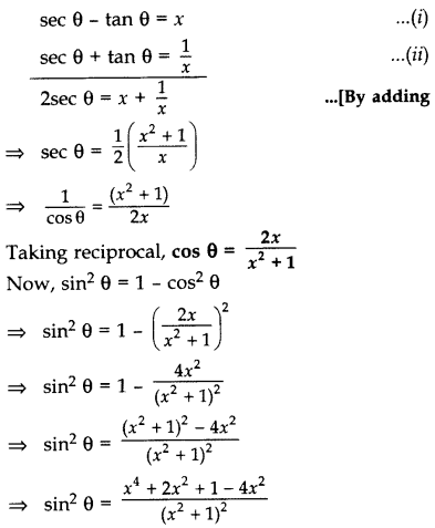 Important Questions for Class 10 Maths Chapter 8 Introduction to Trigonometry 53