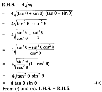 Important Questions for Class 10 Maths Chapter 8 Introduction to Trigonometry 56
