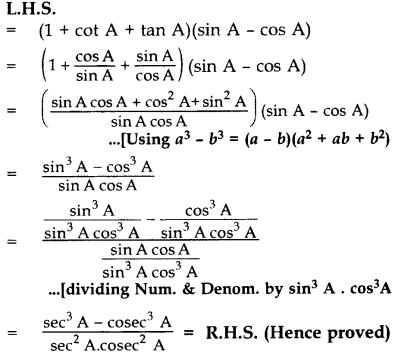 Important Questions for Class 10 Maths Chapter 8 Introduction to Trigonometry 65