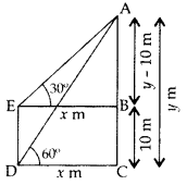Important Questions for Class 10 Maths Chapter 9 Some Applications of Trigonometry 25