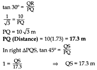 Important Questions for Class 10 Maths Chapter 9 Some Applications of Trigonometry 50