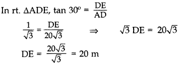 Important Questions for Class 10 Maths Chapter 9 Some Applications of Trigonometry 53