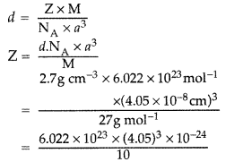 Important Questions for Class 12 Chemistry Chapter 1 The Solid State Class 12 Important Questions 22