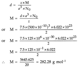 Important Questions for Class 12 Chemistry Chapter 1 The Solid State Class 12 Important Questions 27