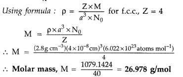 Important Questions for Class 12 Chemistry Chapter 1 The Solid State Class 12 Important Questions 6