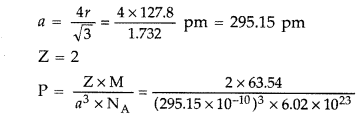 Important Questions for Class 12 Chemistry Chapter 1 The Solid State Class 12 Important Questions 9