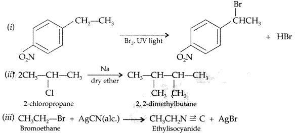 Important Questions for Class 12 Chemistry Chapter 10 Haloalkanes and Haloarenes Class 12 Important Questions 100
