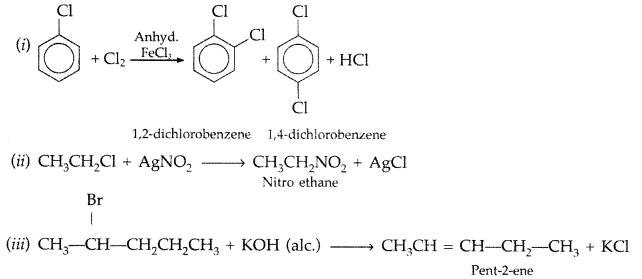 Important Questions for Class 12 Chemistry Chapter 10 Haloalkanes and Haloarenes Class 12 Important Questions 92