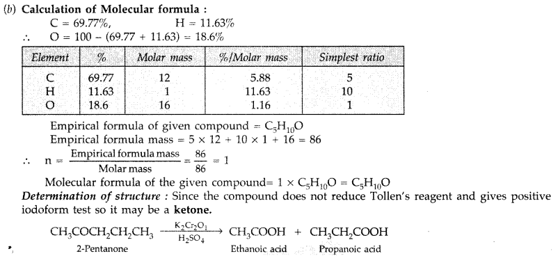 Important Questions for Class 12 Chemistry Chapter 12 Aldehydes, Ketones and Carboxylic Acids Class 12 Important Questions 175