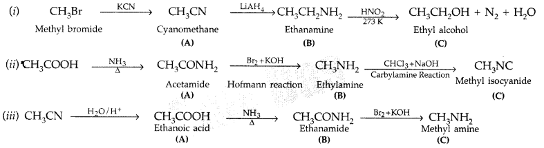 Important Questions for Class 12 Chemistry Chapter 13 Amines Organic Compounds Containing Nitrogen Class 12 Important Questions 57