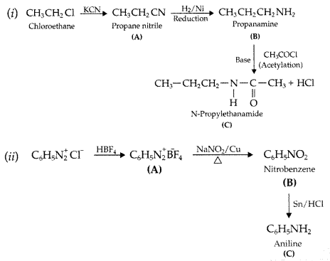 Important Questions for Class 12 Chemistry Chapter 13 Amines Organic Compounds Containing Nitrogen Class 12 Important Questions 77