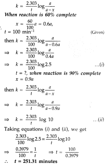 Important Questions for Class 12 Chemistry Chapter 4 Chemical Kinetics Class 12 Important Questions 43