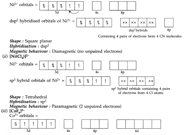 Important Questions for Class 12 Chemistry Chapter 9 Coordination Compounds Class 12 Important Questions 11
