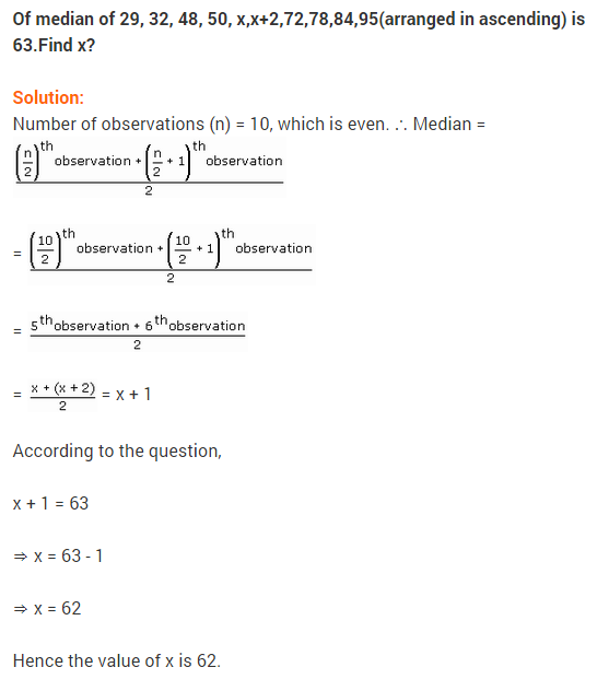 Maths NCERT Solutions Class 9 Chapter 14 Statistics Ex 14.4 A3