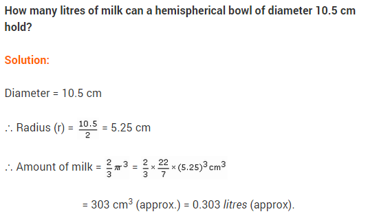 NCERT Class 9 Maths Solutions Chapter 13 Surface Areas and Volumes Ex 13.8 A5