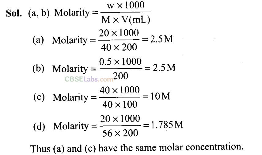 NCERT Exemplar Class 11 Chemistry Chapter 1 Some Basic Concepts of Chemistry-2