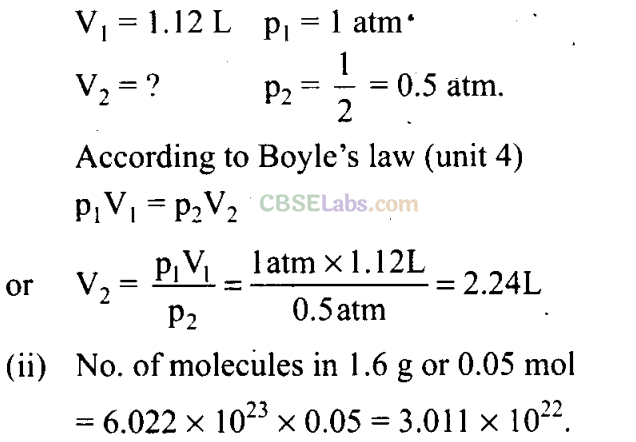 NCERT Exemplar Class 11 Chemistry Chapter 1 Some Basic Concepts of Chemistry-19