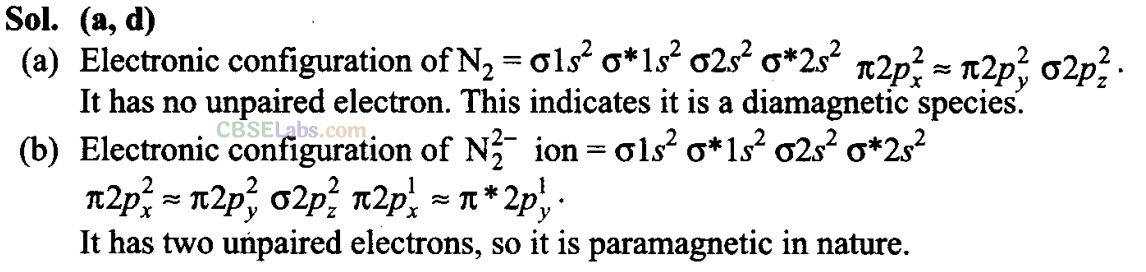 NCERT Exemplar Class 11 Chemistry Chapter 4 Chemical Bonding and Molecular Structure-13