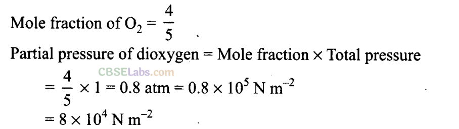 States Of Matter Class 11 NCERT Exemplar