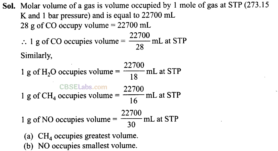 NCERT Exemplar States Of Matter