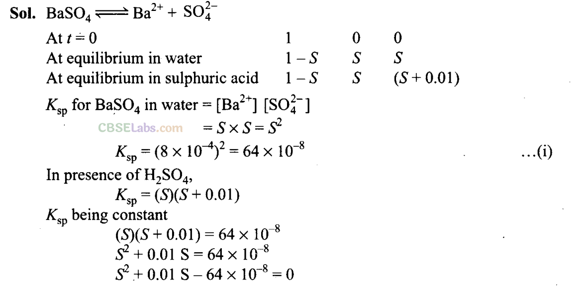 Class 11 Equilibrium Numericals NCERT
