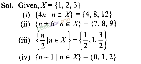 Sets Questions Class 11 Chapter 1