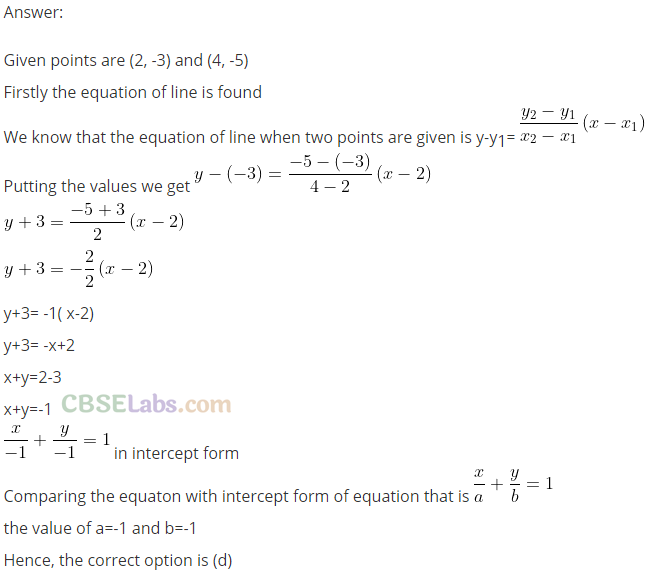 NCERT Exemplar Class 11 Maths Chapter 10 Straight Lines-24