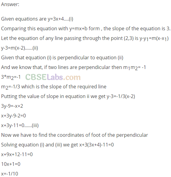 NCERT Exemplar Class 11 Maths Chapter 10 Straight Lines-29