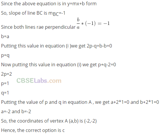 NCERT Exemplar Class 11 Maths Chapter 10 Straight Lines-37