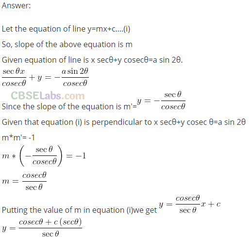 NCERT Exemplar Class 11 Maths Chapter 10 Straight Lines-45