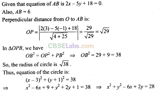 NCERT Exemplar Class 11 Maths Chapter 11 Conic Sections-9